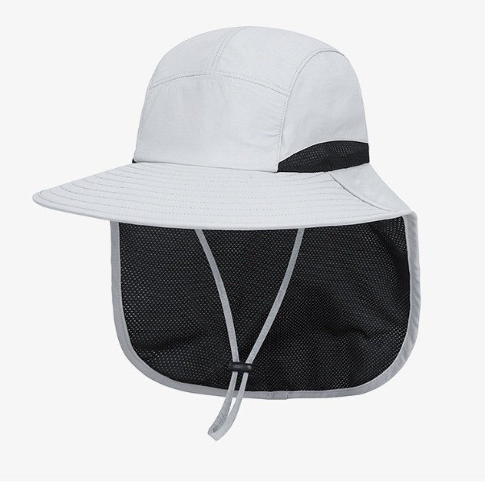Bucket Hat Cotton - Topi Matahari Luar Ruangan Berpinggiran Lebar,