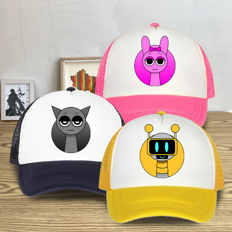 Trucker Cap Mesh - Topi Baseball Jaring Musim Panas Sprunki