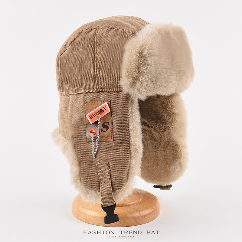 Trapper Hat Ear Flap - Topi Trapper Tebal Musim Dingin Pria
