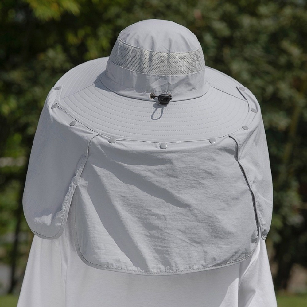 Bucket Hat Cotton - Topi Pria Wanita Bahan Kain Sederhana