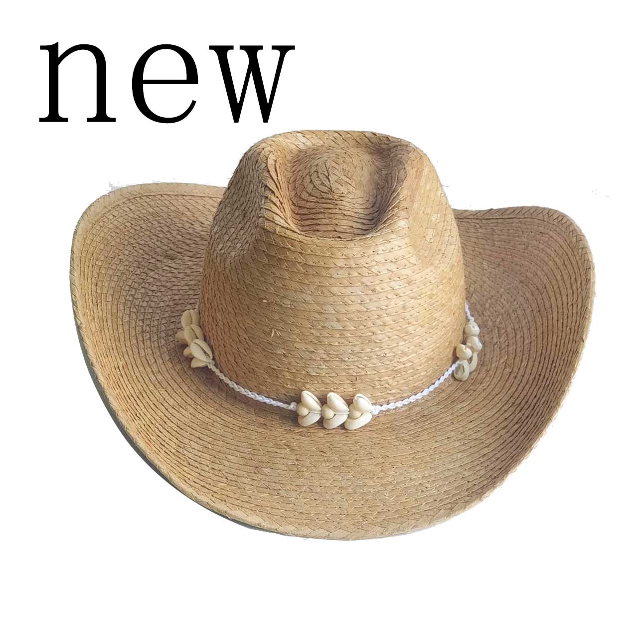 Cowboy Hat Straw - Topi koboi jerami, topi Panama, aksesoris