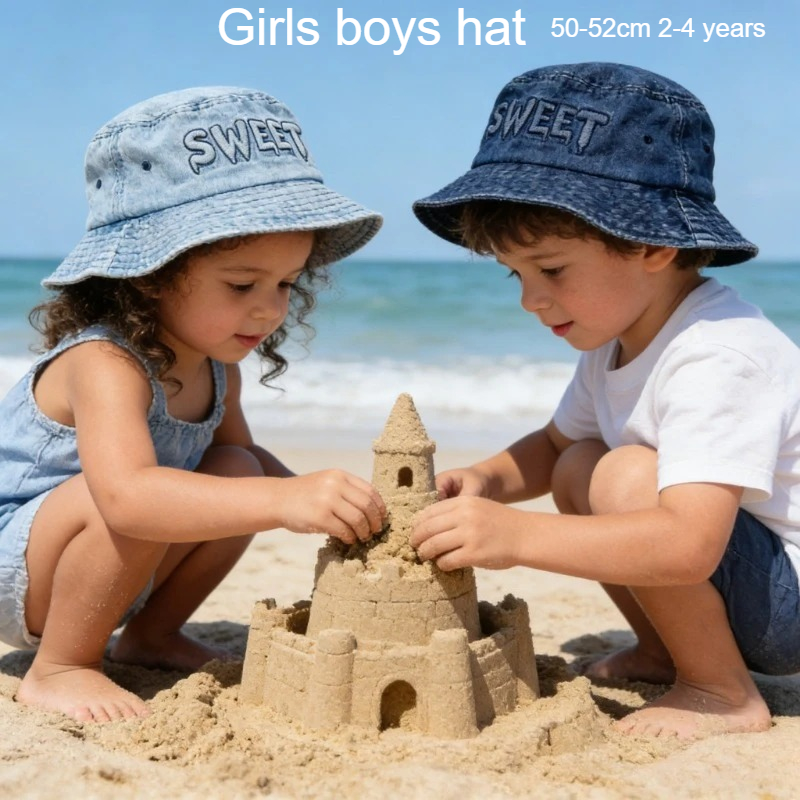 Bucket Hat Cotton - Topi Bucket Retro Jepang untuk Anak