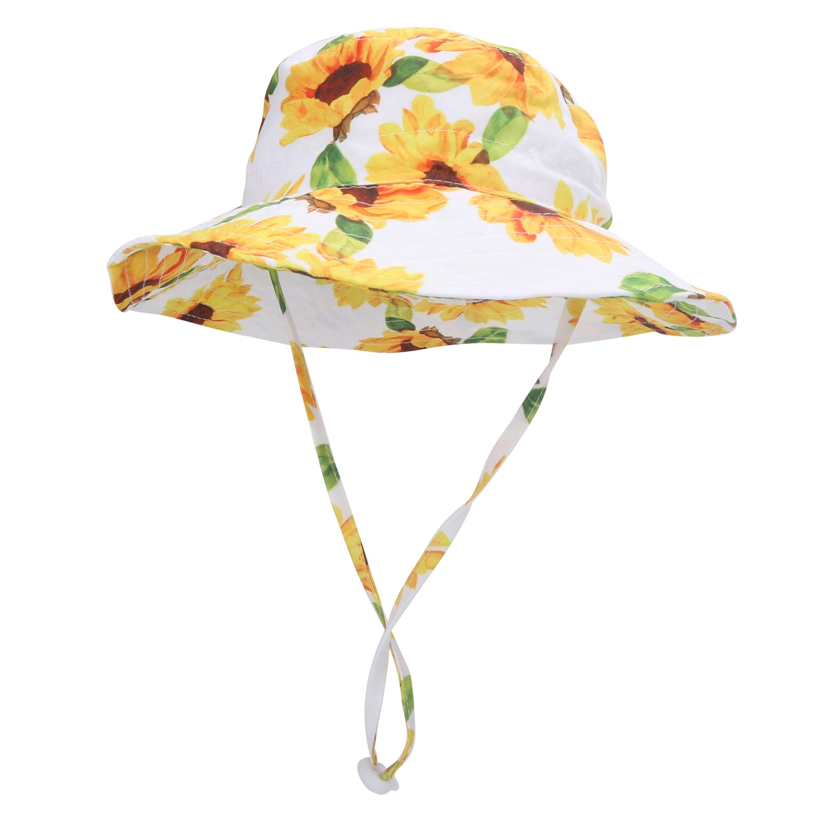 Bucket Hat Cotton - Topi Pantai Bayi Bernapas Modis Motif