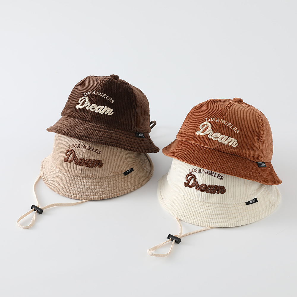 Bucket Hat Cotton - Topi tabir surya warna polos untuk