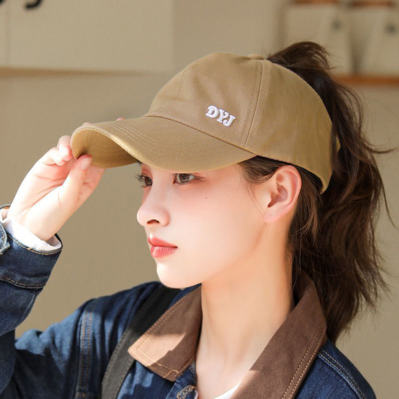 Baseball Cap Structured - Topi Baseball Warna Solid Musim Panas,