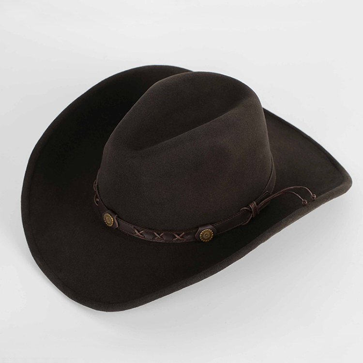 X4007 Topi Koboi Wol 100% Topi - Fedora Hat Wool ulasan dan harga