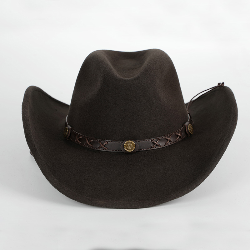 X4007 Topi Koboi Wol 100% Topi - Fedora Hat Wool ulasan dan harga