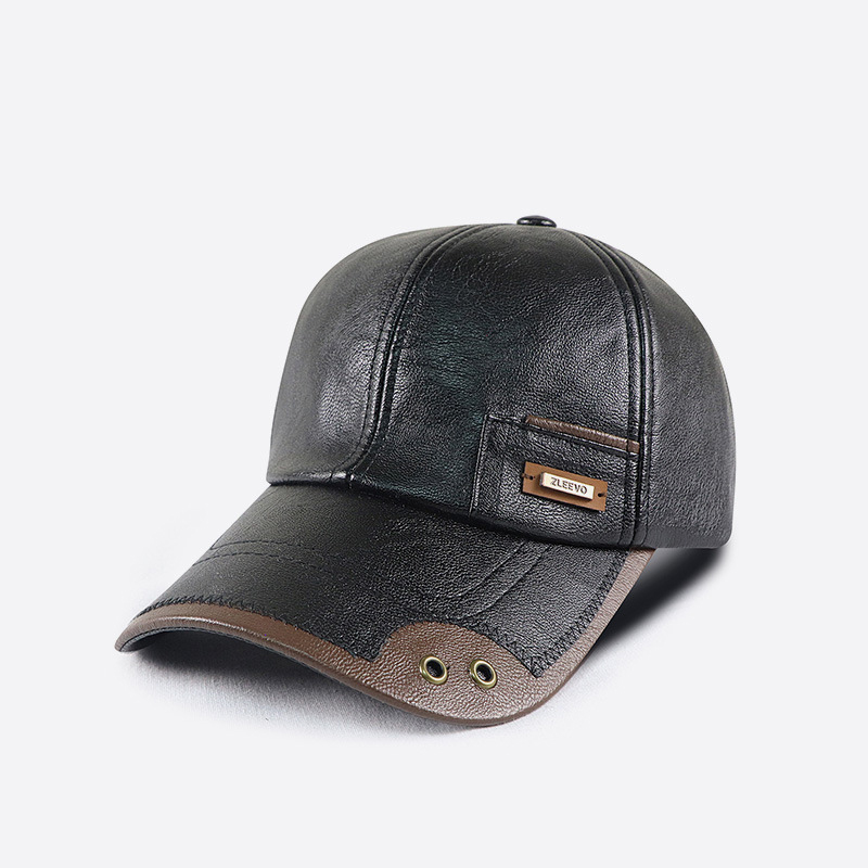 Topi Bisbol Kulit PU Retro Pri - Baseball Cap Structured ulasan dan harga