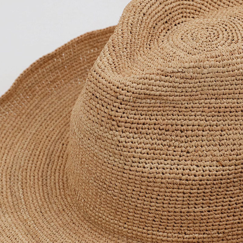 Topi jerami rafia alami untuk  - Cowboy Hat Straw ulasan dan harga