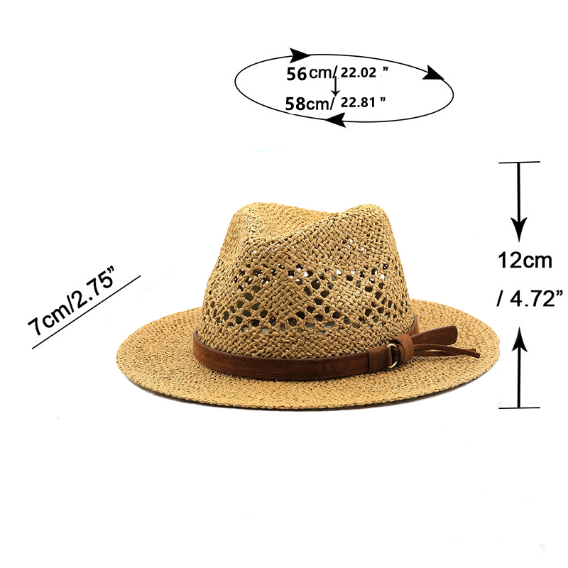 Topi Jerami Rafia Pria Berongg - Cowboy Hat Straw ulasan dan harga