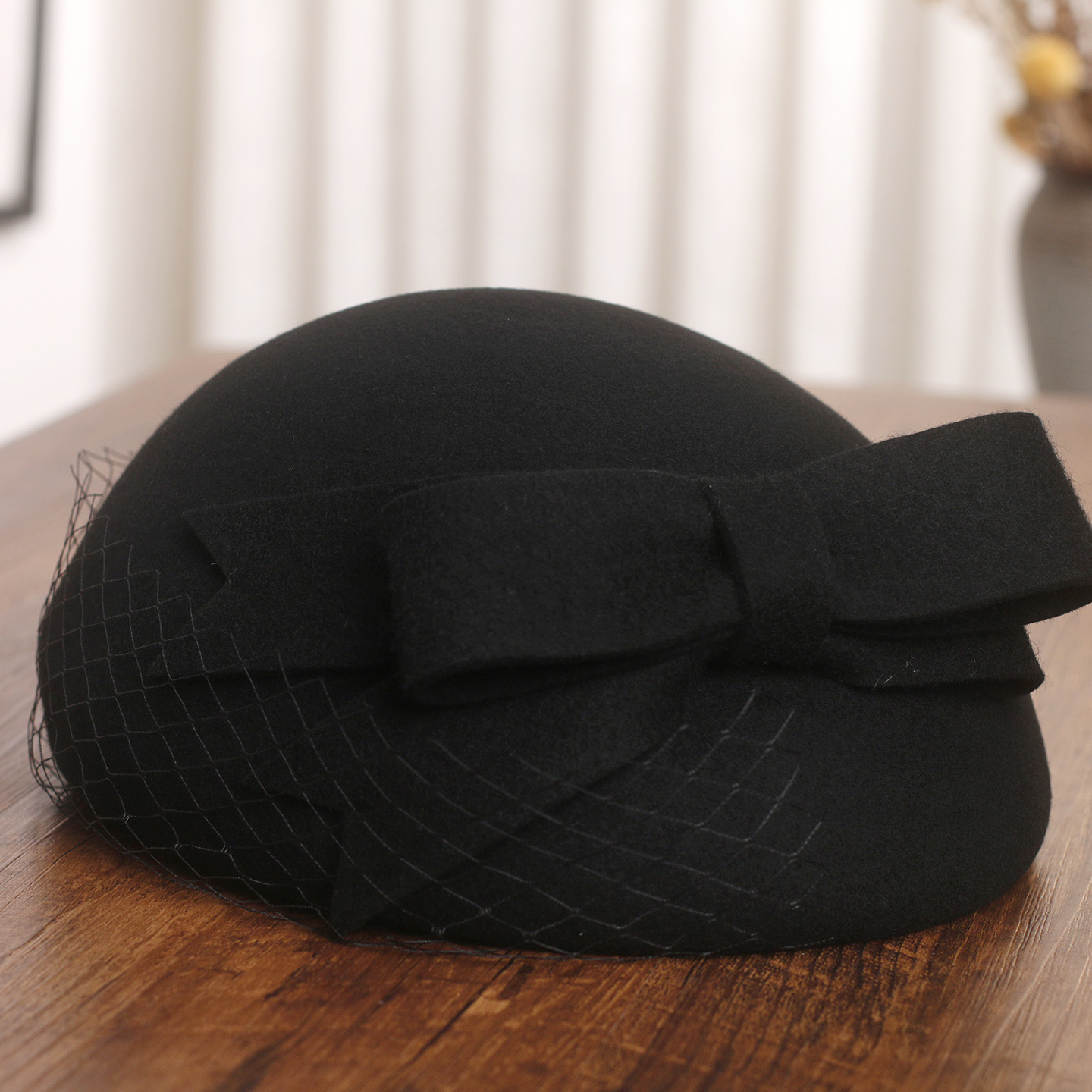 Topi Baret Wol Elegan Prancis  - Fedora Hat Wool ulasan dan harga