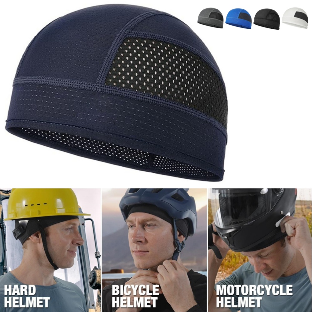 Topi Beanie Ventilasi Tipis Ja - Skull Cap Helmet Liner ulasan dan harga