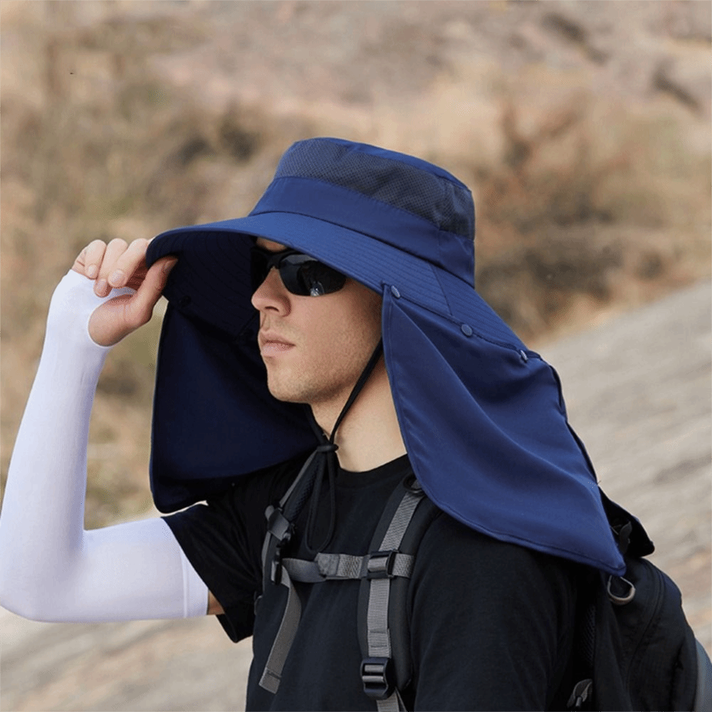 Topi Pria Wanita Bahan Kain Se - Bucket Hat Cotton ulasan dan harga