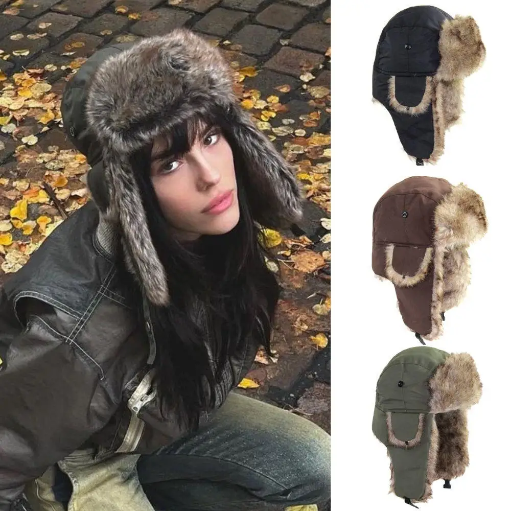 1PC Topi Musim Dingin Trapper  - Trapper Hat Ear Flap ulasan dan harga