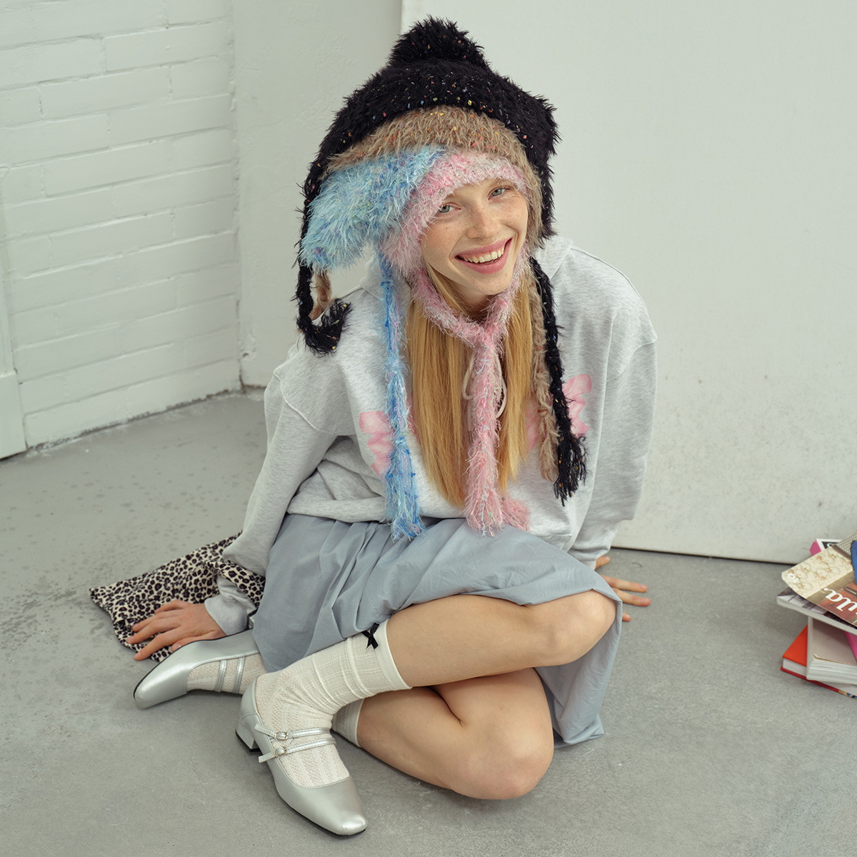 Topi Wanita Y2K dengan Telinga - Trapper Hat Ear Flap ulasan dan harga