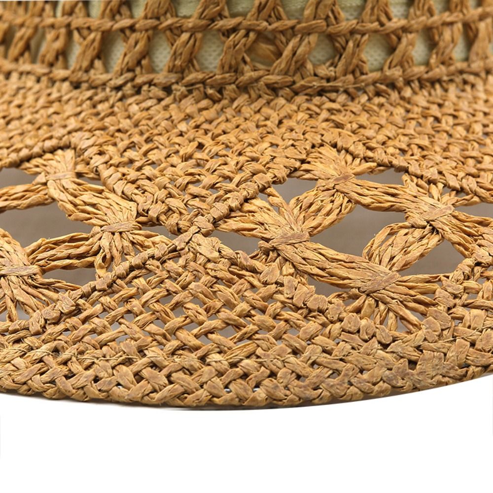 Topi Jerami Lebar Bergaya Vint - Cowboy Hat Straw ulasan dan harga