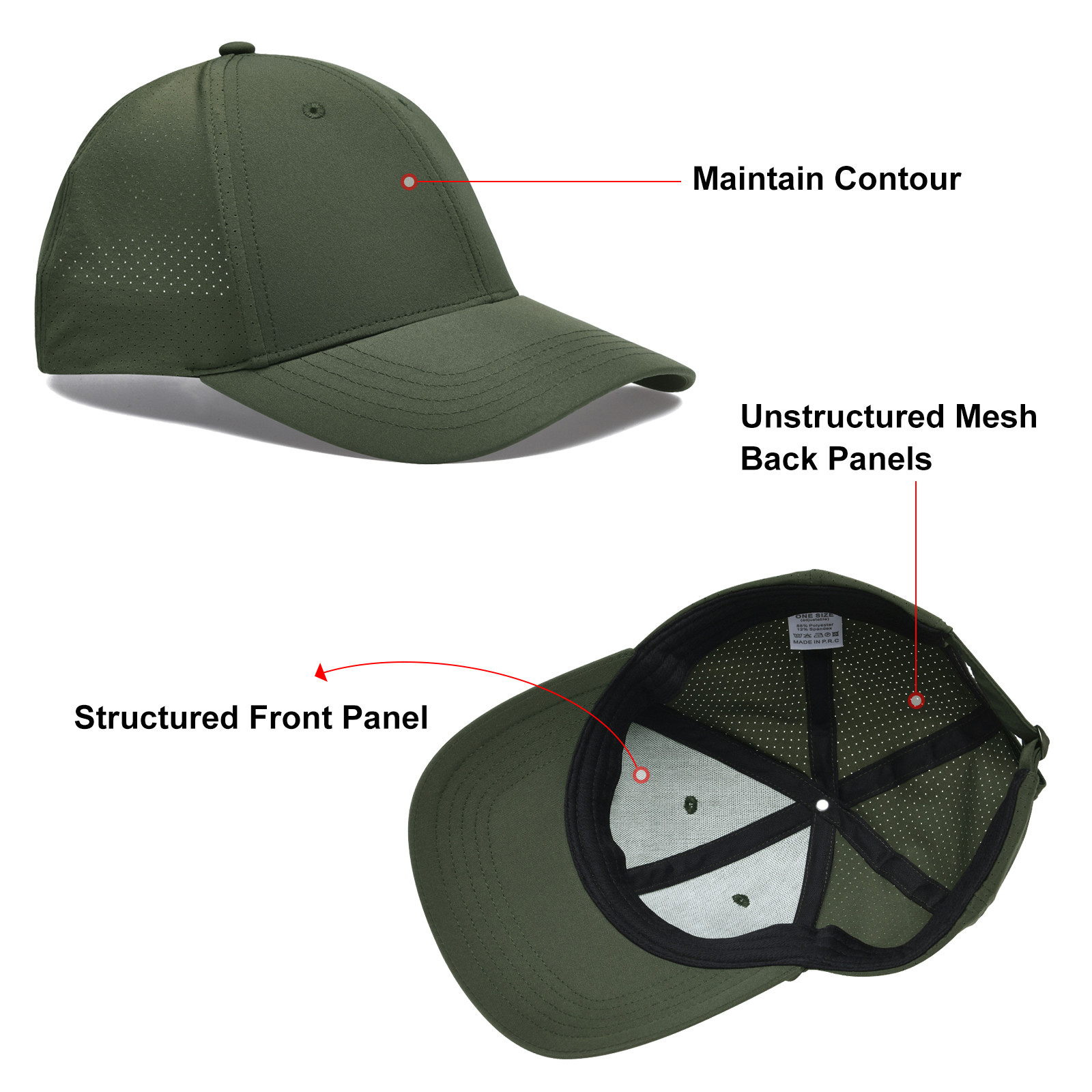 Topi Bisbol Golf Klasik Unisek - Golf Cap Dad ulasan dan harga