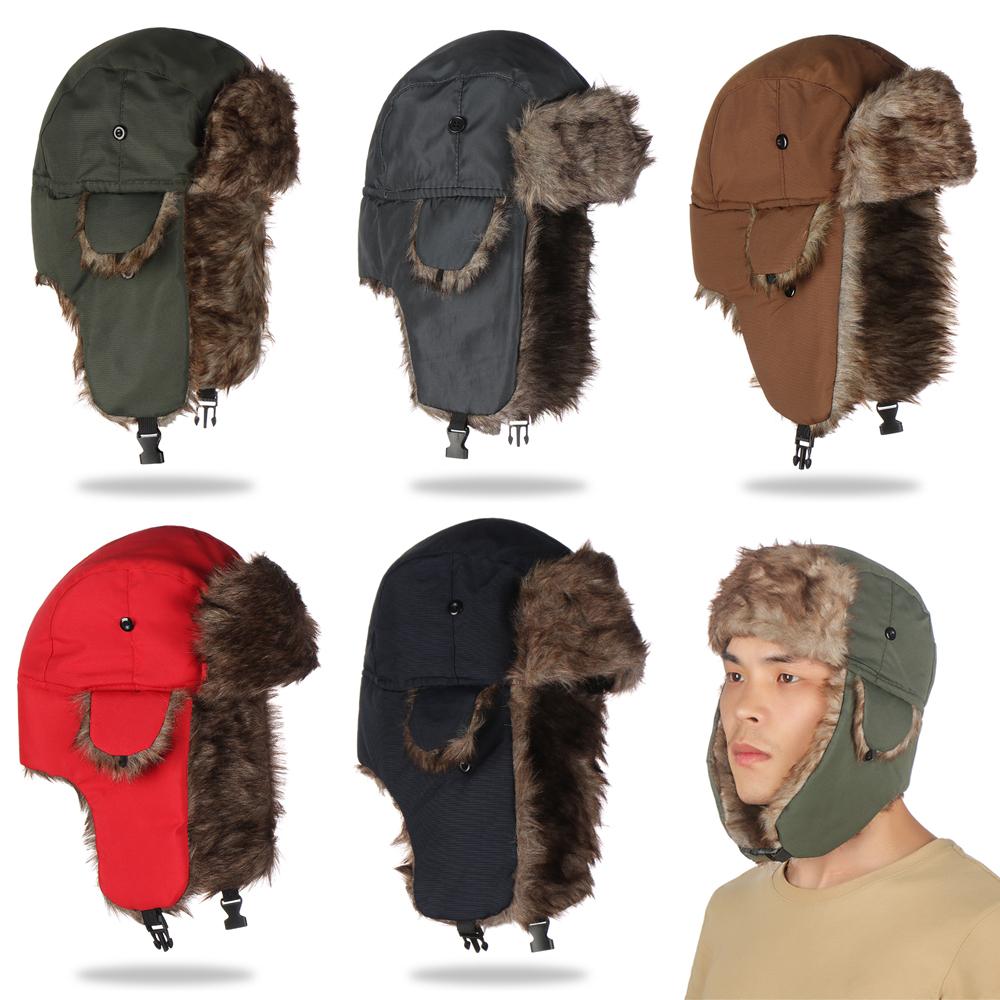 Topi Ski Musim Dingin Berbulu  - Trapper Hat Ear Flap ulasan dan harga