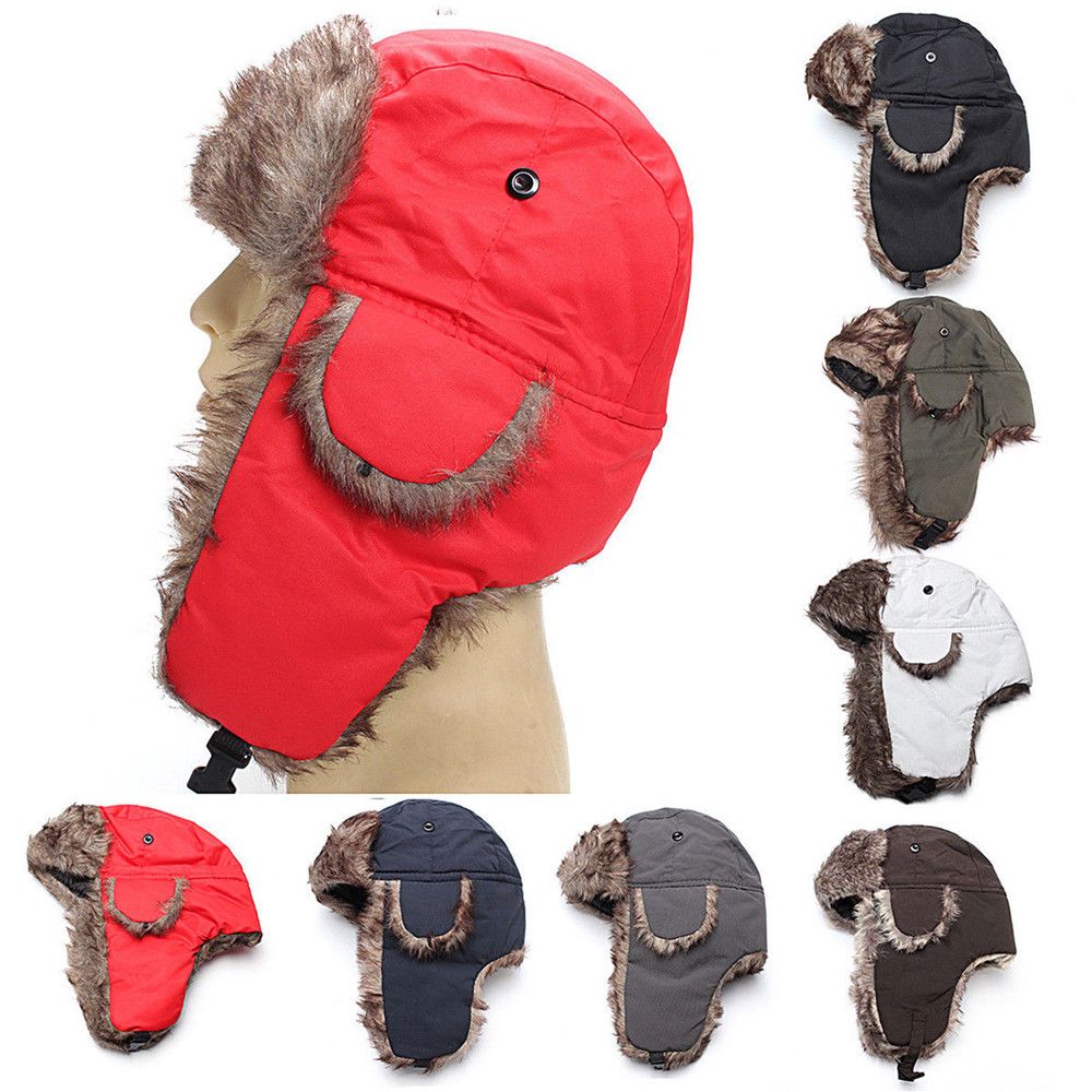 Topi Ski Musim Dingin Berbulu  - Trapper Hat Ear Flap ulasan dan harga