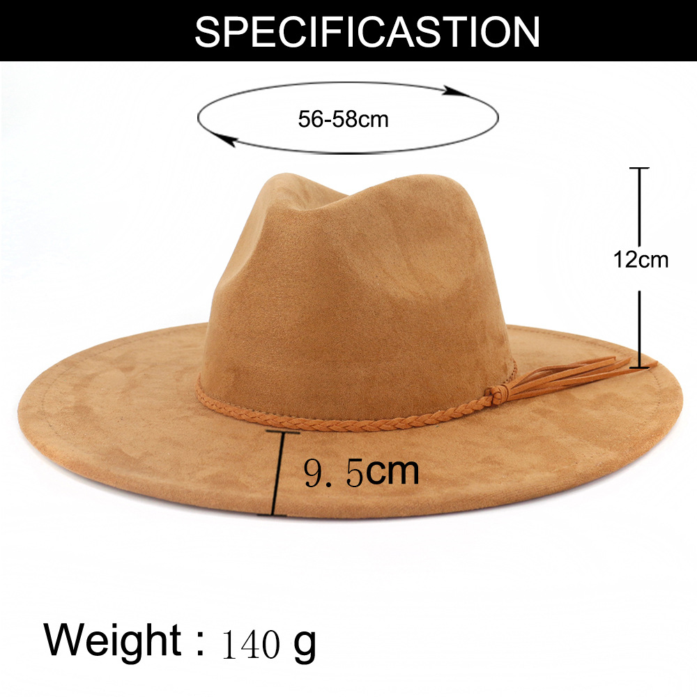 Topi Fedora Vegan Suede Bentuk - Fedora Hat Wool ulasan dan harga