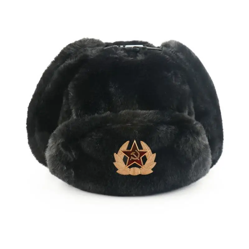 Topi Ushanka Soviet untuk Pria - Trapper Hat Ear Flap ulasan dan harga