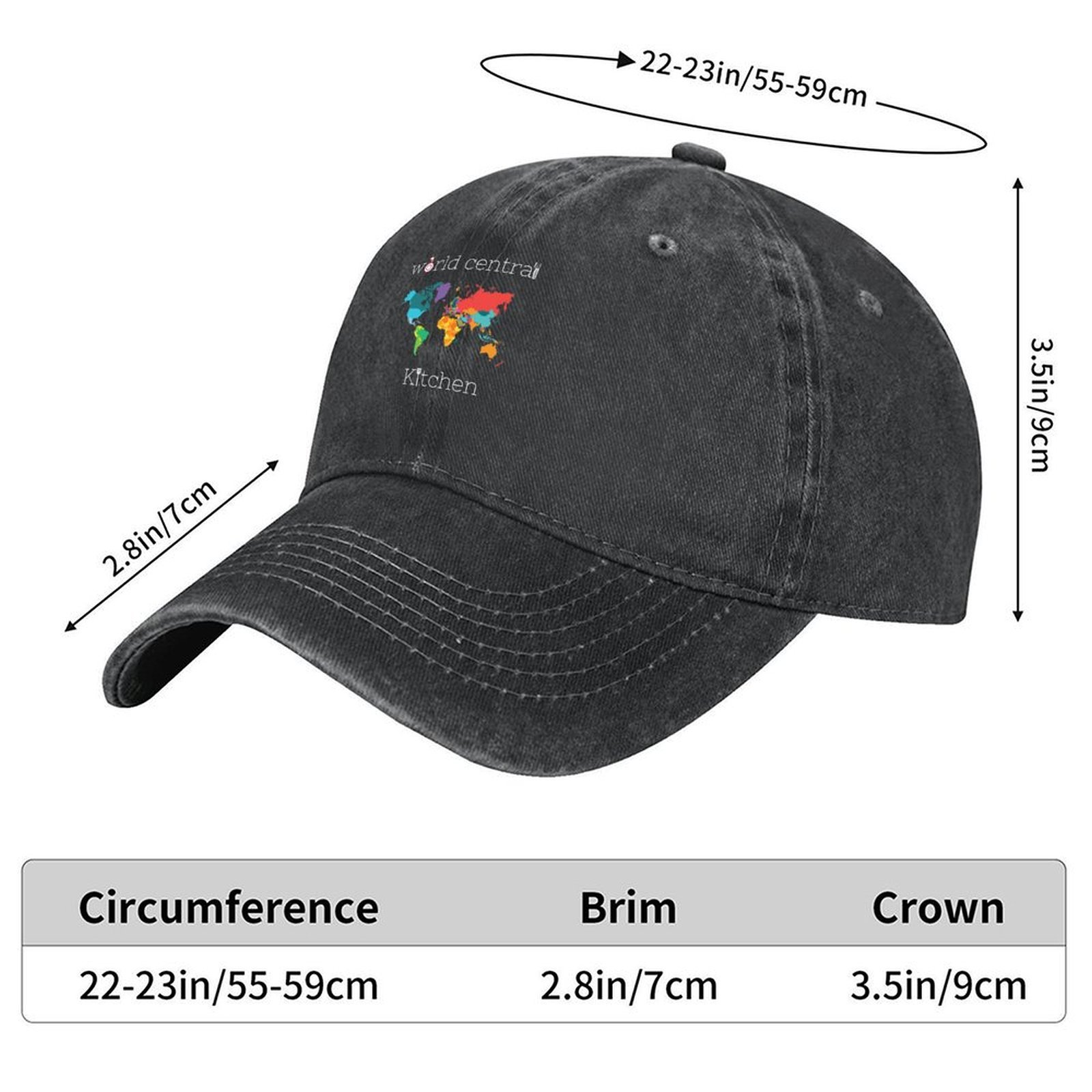 Topi Baseball World Central Ki - Golf Cap Dad ulasan dan harga