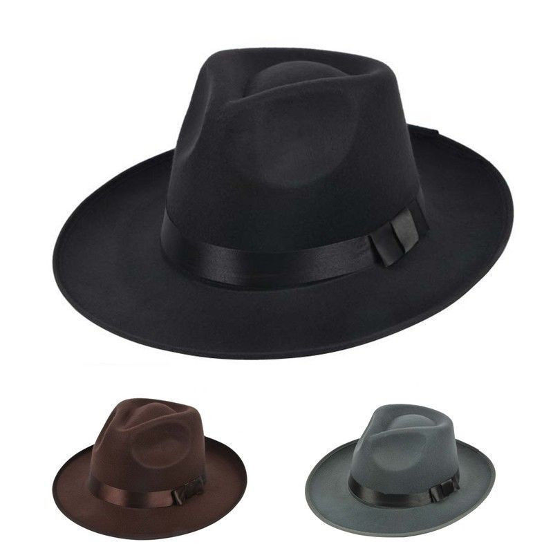 Keluaran Terbaru Topi Koboi Al - Fedora Hat Wool ulasan dan harga