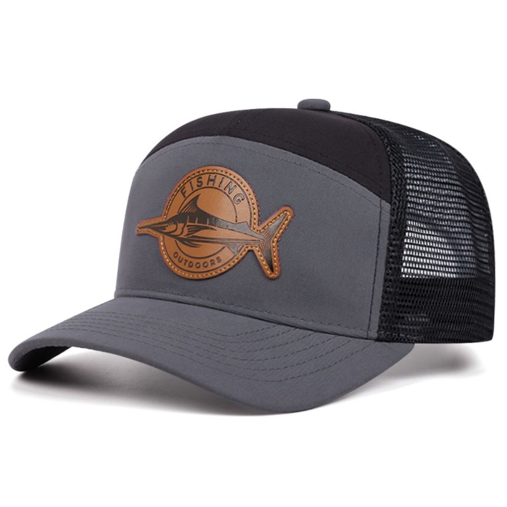 Topi Pancing Motif Hiu Musim P - Trucker Cap Mesh ulasan dan harga