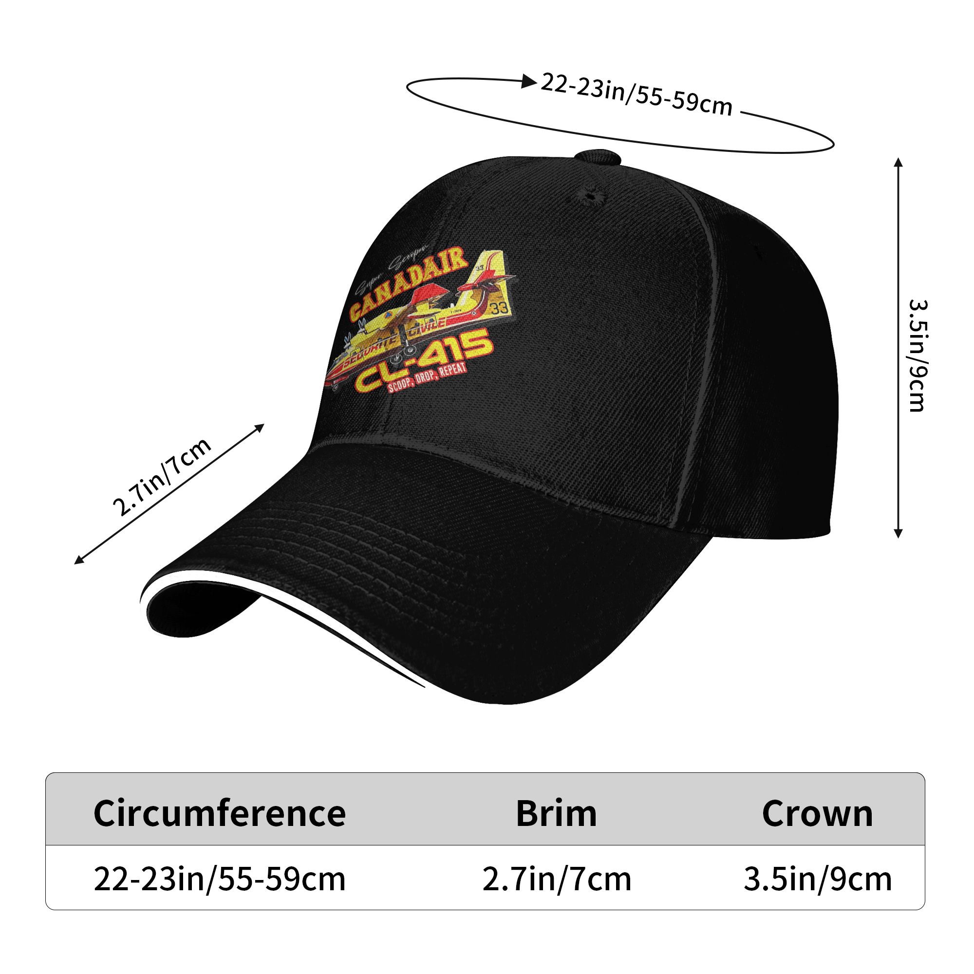 Topi Unisex Canadair cl-415 Su - Golf Cap Dad ulasan dan harga